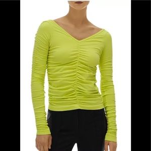 Helmut Lang Ruched Top